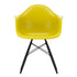 Cadeira de Braços Plástica Eames DAW / Base Ácer Preto